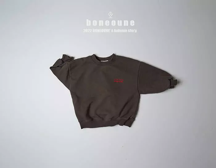 Boneoune - Korean Children Fashion - #designkidswear - Vintage Sweatshirt