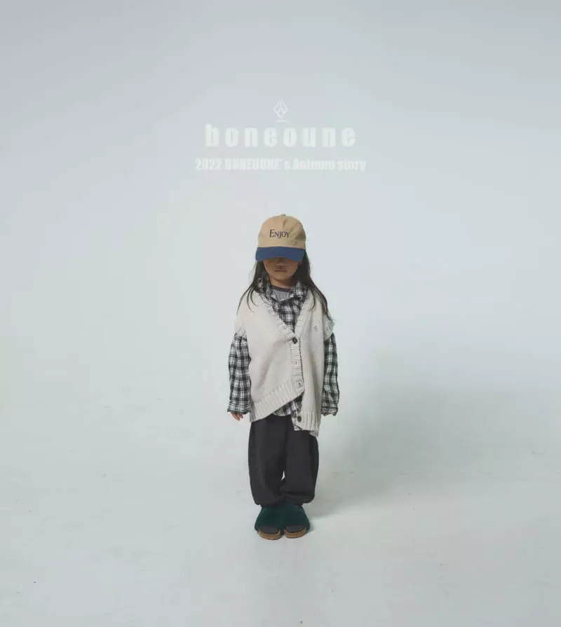 Boneoune - Korean Children Fashion - #discoveringself - Loose Knit Vest