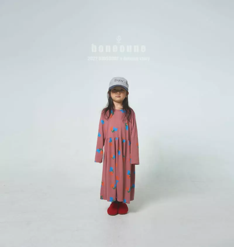 Boneoune - Korean Children Fashion - #fashionkids - Duson Flower One-piece - 5