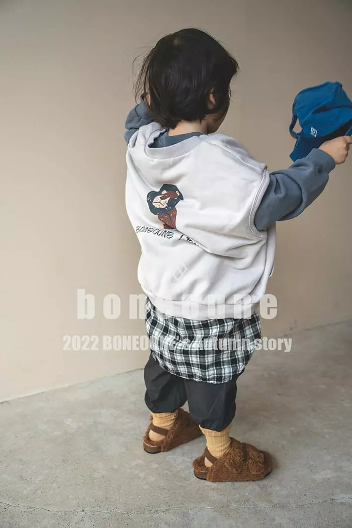 Boneoune - Korean Children Fashion - #kidsshorts - Check Button Shirt - 8