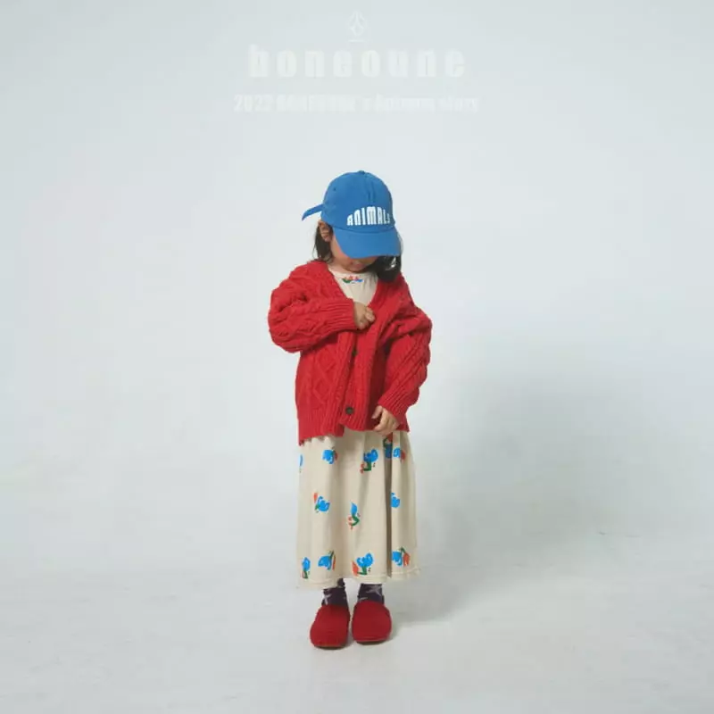 Boneoune - Korean Children Fashion - #kidsstore - Cable Knit Cardigan - 3