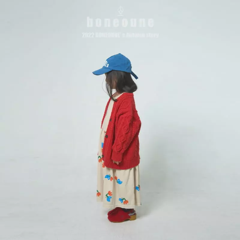 Boneoune - Korean Children Fashion - #kidsstore - Cable Knit Cardigan - 4
