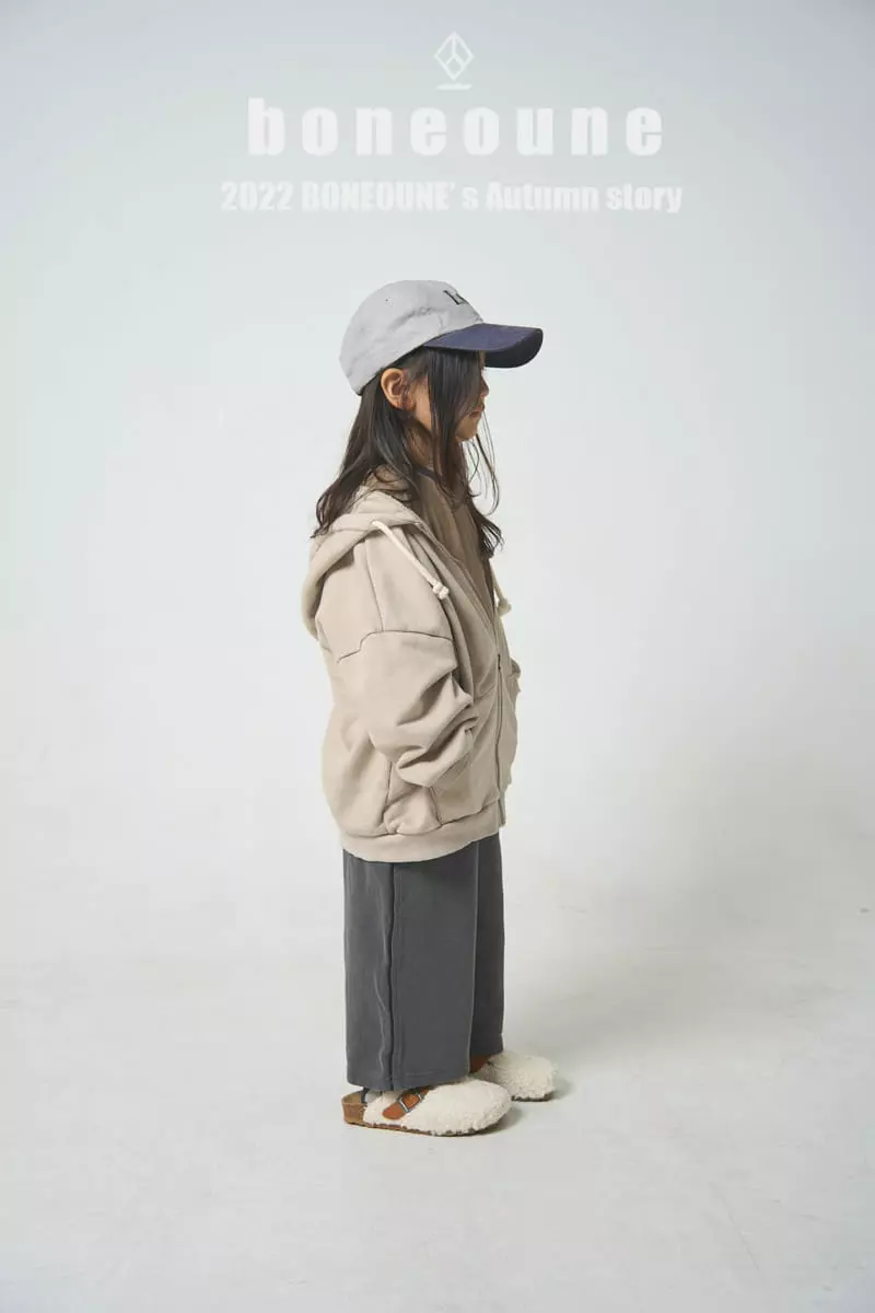 Boneoune - Korean Children Fashion - #kidzfashiontrend - Sold Hoody Zip-up - 2
