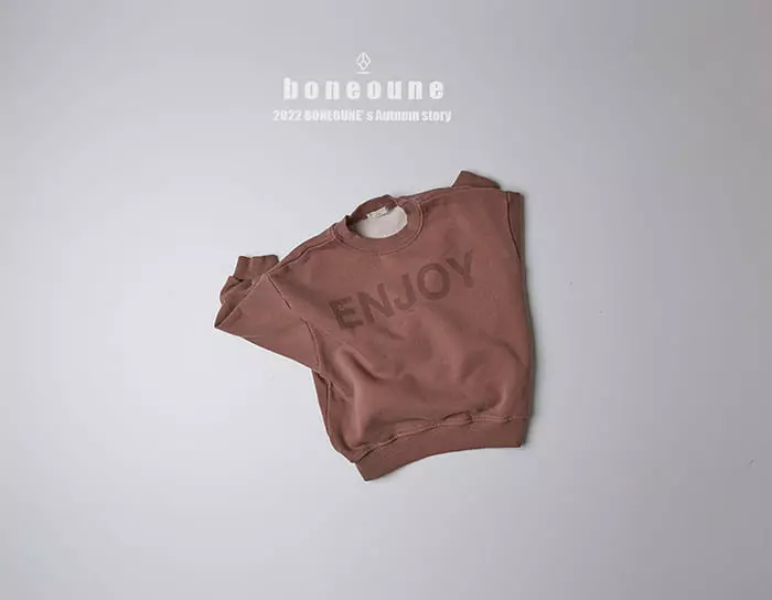 Boneoune - Korean Children Fashion - #littlefashionista - Enjoy Sweatshirt - 3