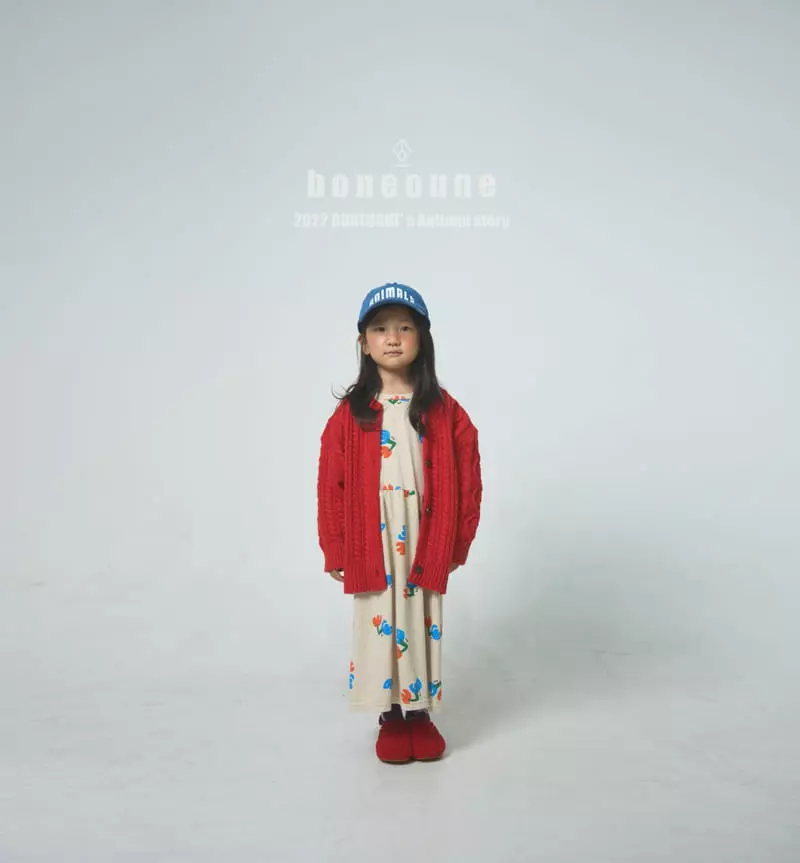 Boneoune - Korean Children Fashion - #littlefashionista - Cable Knit Cardigan - 6