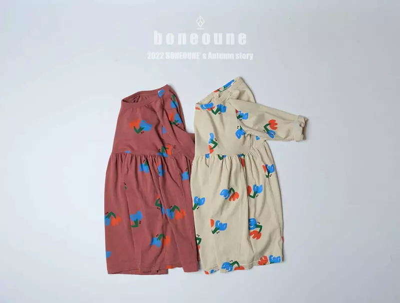 Boneoune - Korean Children Fashion - #minifashionista - Duson Flower One-piece - 12