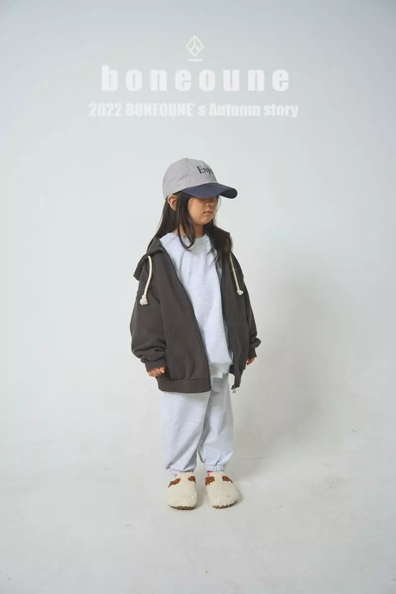 Boneoune - Korean Children Fashion - #minifashionista - Sold Hoody Zip-up - 6