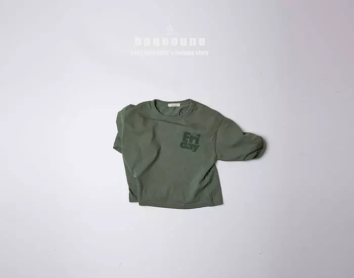 Boneoune - Korean Children Fashion - #prettylittlegirls - Friday Tee
