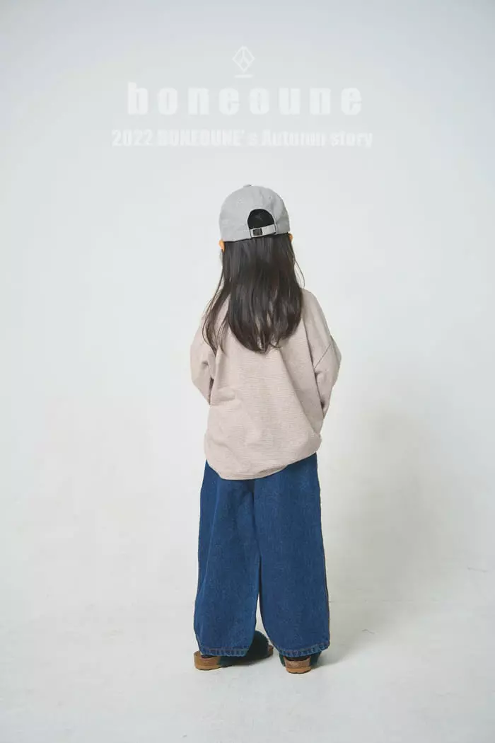 Boneoune - Korean Children Fashion - #prettylittlegirls - Stylr Wide Jeans - 3