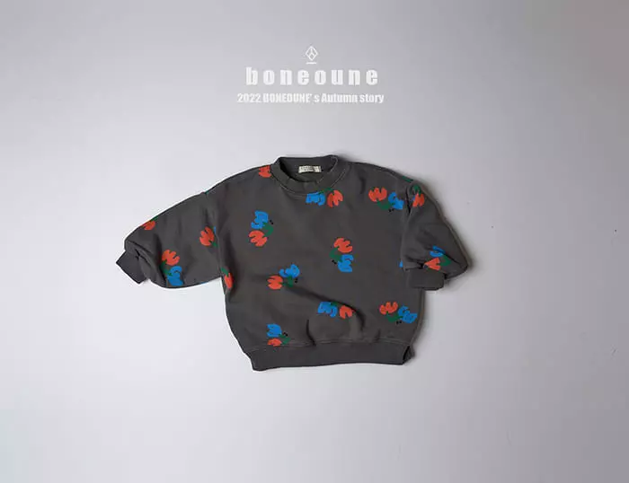 Boneoune - Korean Children Fashion - #stylishchildhood - Duson FLower Sweatshirt