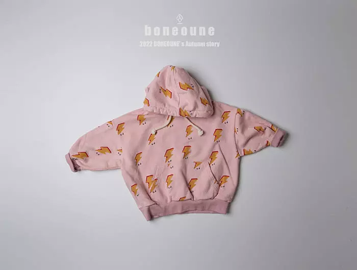 Boneoune - Korean Children Fashion - #todddlerfashion - Thunder Hoody
