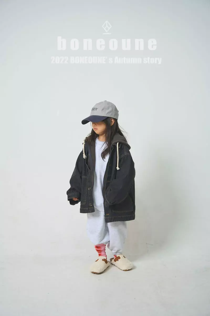 Boneoune - Korean Children Fashion - #todddlerfashion - Sold Hoody Zip-up - 8