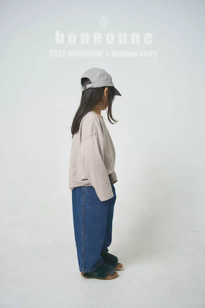 Boneoune - Korean Children Fashion - #prettylittlegirls - Stylr Wide Jeans - 4
