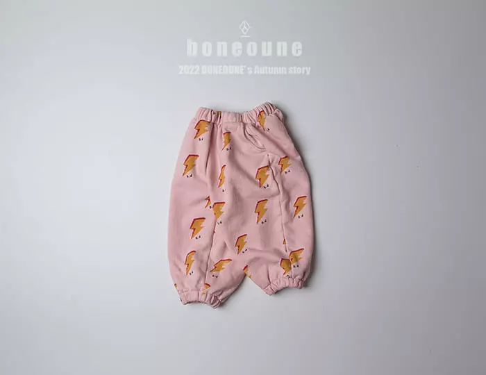 Boneoune - Korean Children Fashion - #toddlerclothing - Thunder Pants