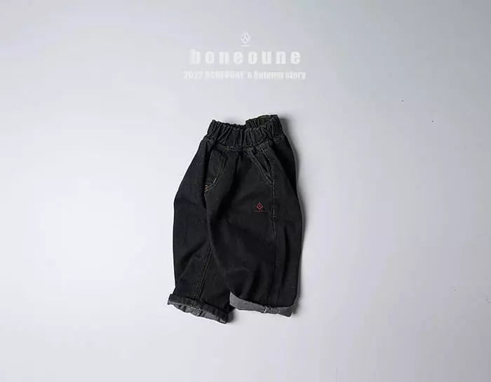 Boneoune - Korean Children Fashion - #toddlerclothing - Peaceful Jeans - 2