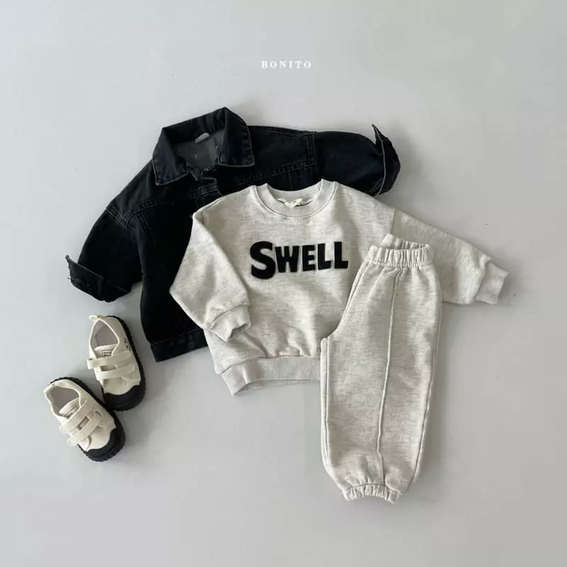 Bonito - Korean Baby Fashion - #babyclothing - Swell Sweatshirt Bebe - 12