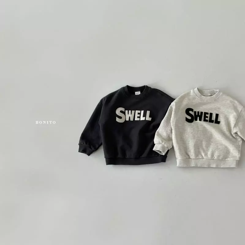 Bonito - Korean Baby Fashion - #babylifestyle - Swell Sweatshirt Bebe