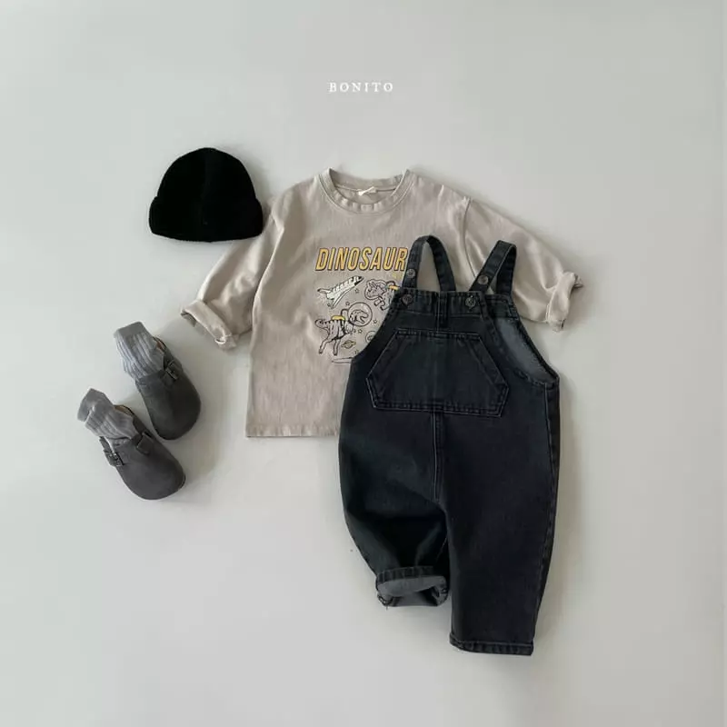 Bonito - Korean Baby Fashion - #babyootd - Dino Tee Bebe - 5