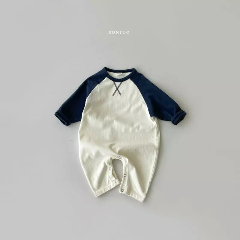 Bonito - Korean Baby Fashion - #babyootd - Raglan Pocket Bodysuit Bebe - 3