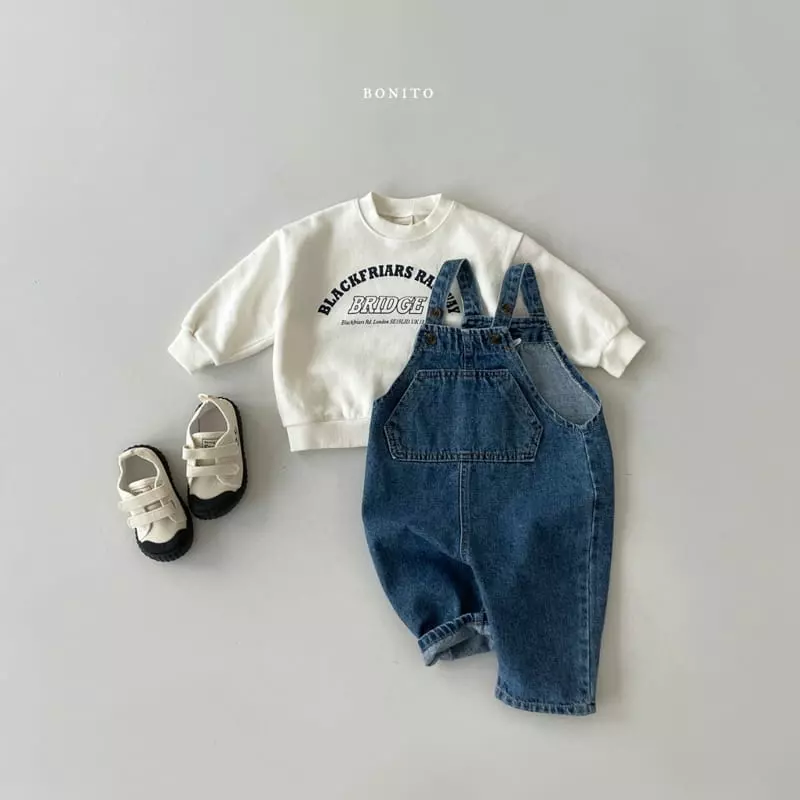 Bonito - Korean Baby Fashion - #babyoutfit - Bridge Sweatshirt Bebe - 8