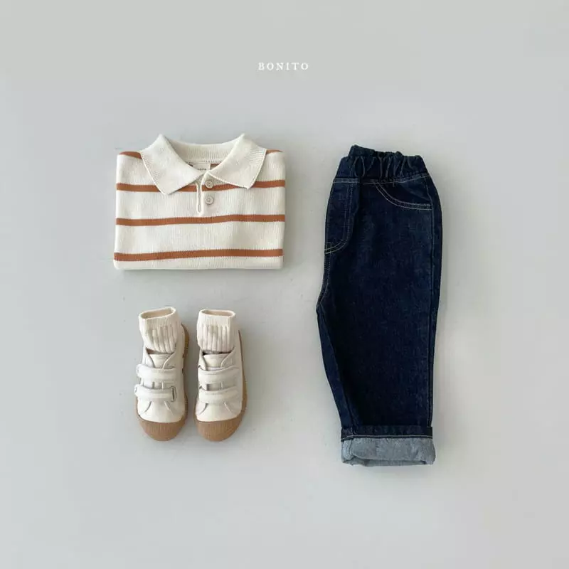 Bonito - Korean Baby Fashion - #babyoutfit - Denim Jeans Bebe - 7