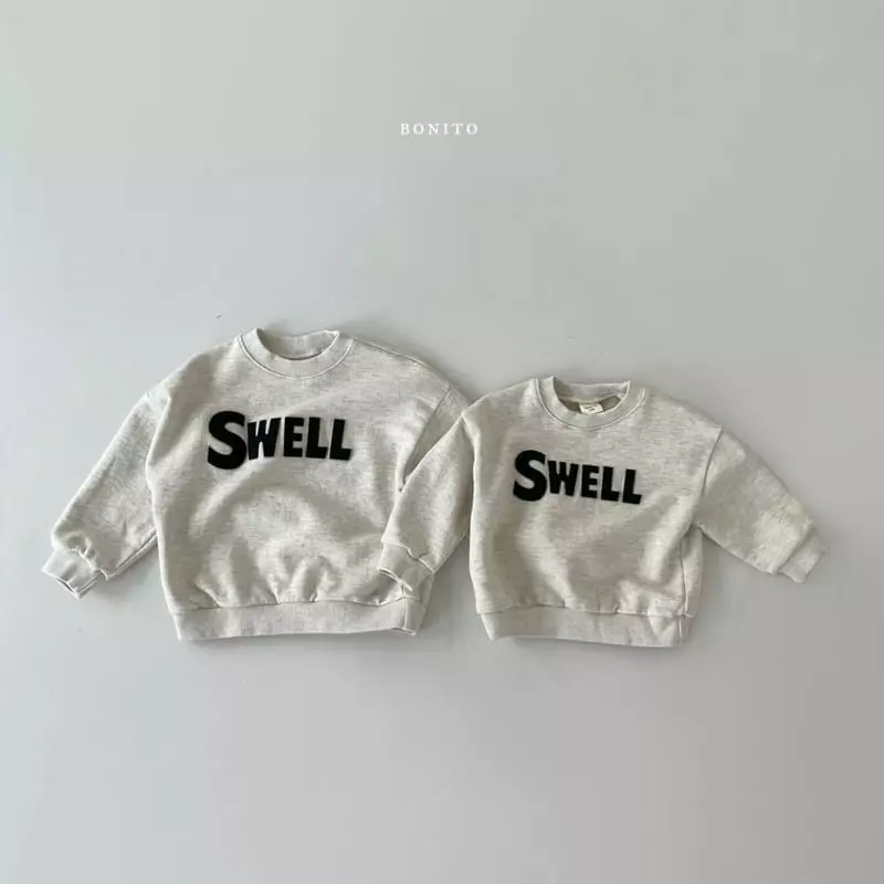 Bonito - Korean Baby Fashion - #babyootd - Swell Sweatshirt Bebe - 4