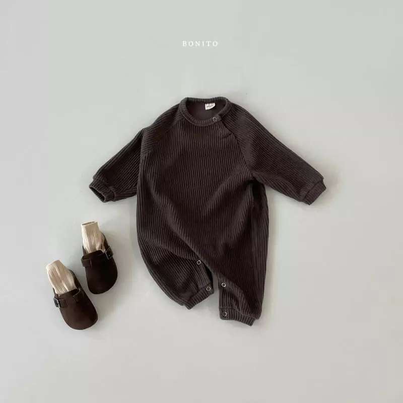 Bonito - Korean Baby Fashion - #babywear - Knit Rib Rib Bodysuit - 5