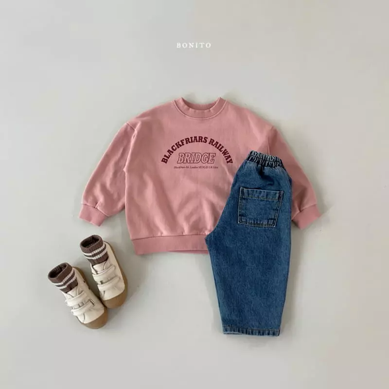 Bonito - Korean Baby Fashion - #onlinebabyboutique - Bridge Sweatshirt Bebe - 11