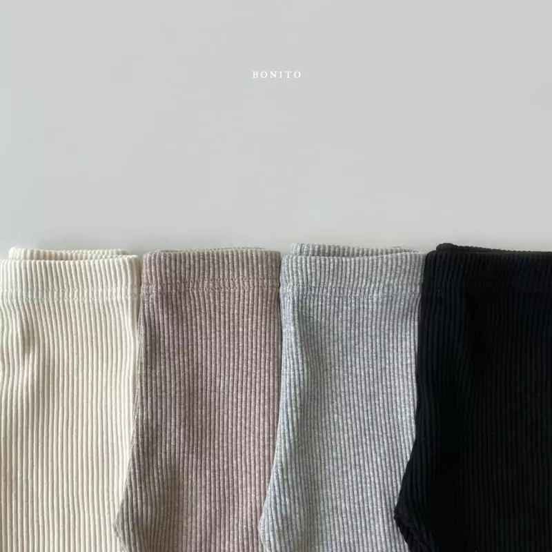Bonito - Korean Baby Fashion - #onlinebabyshop - Rib Leggings Bebe - 3
