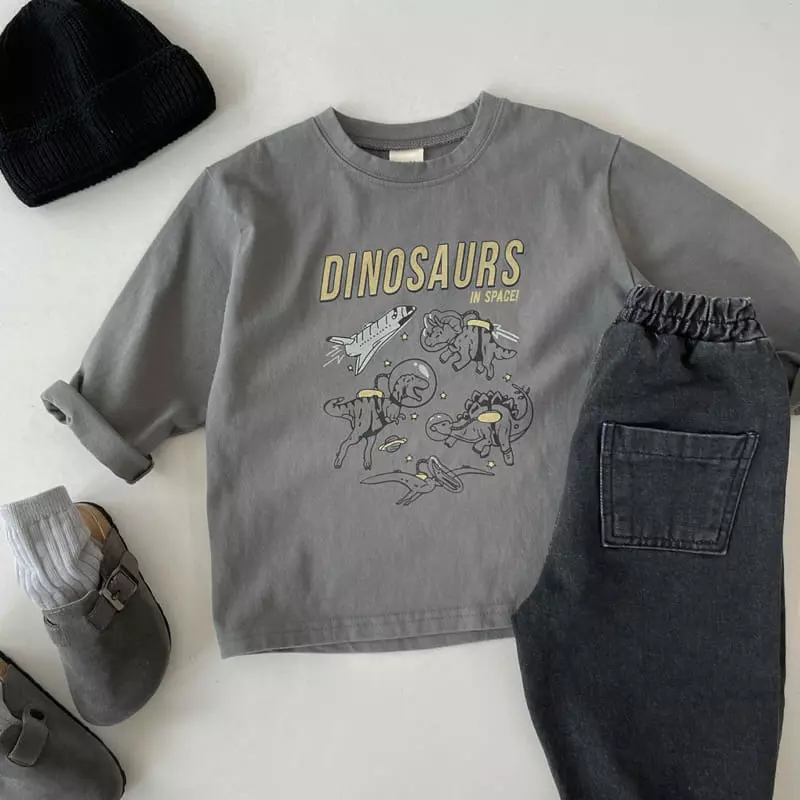 Bonito - Korean Children Fashion - #Kfashion4kids - Dino Tee Kids - 7