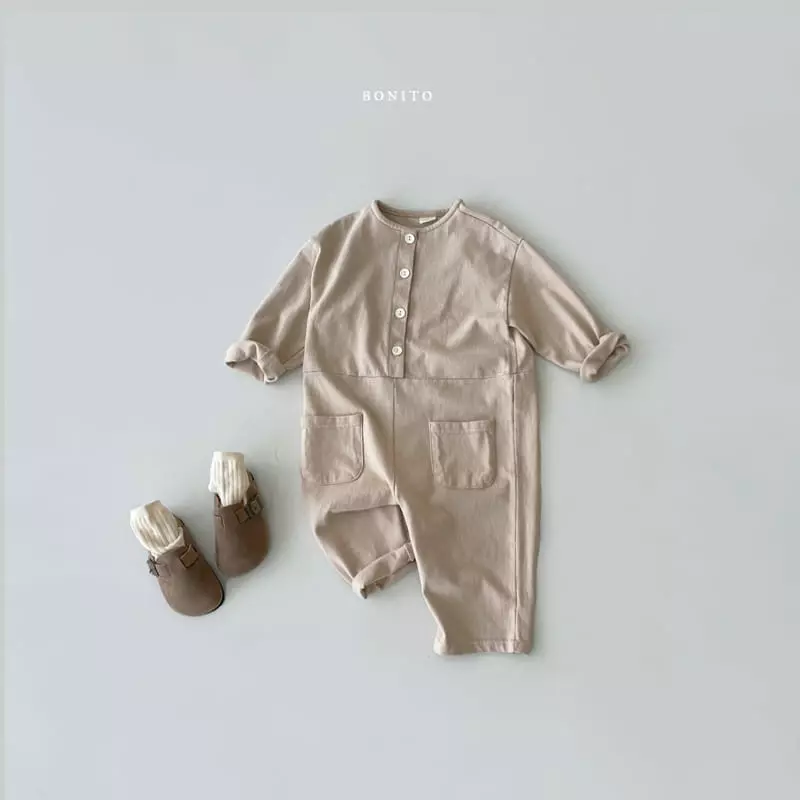 Bonito - Korean Children Fashion - #Kfashion4kids - Cotton Overalls - 5