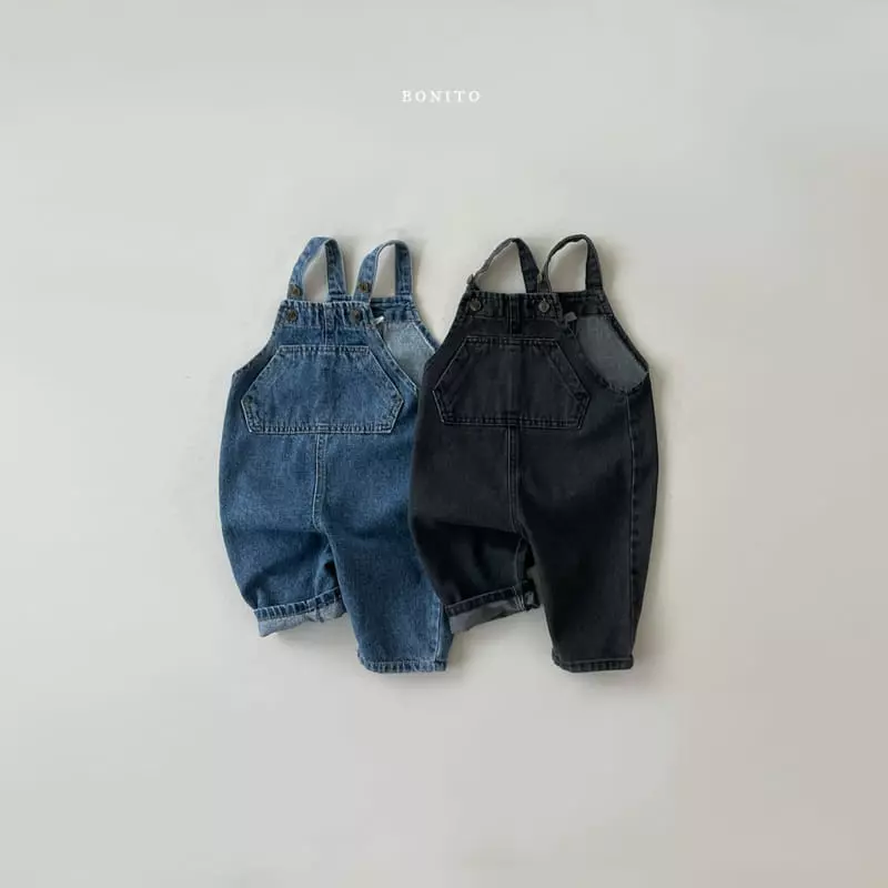 Bonito - Korean Children Fashion - #Kfashion4kids - Denim Dungarees Kids