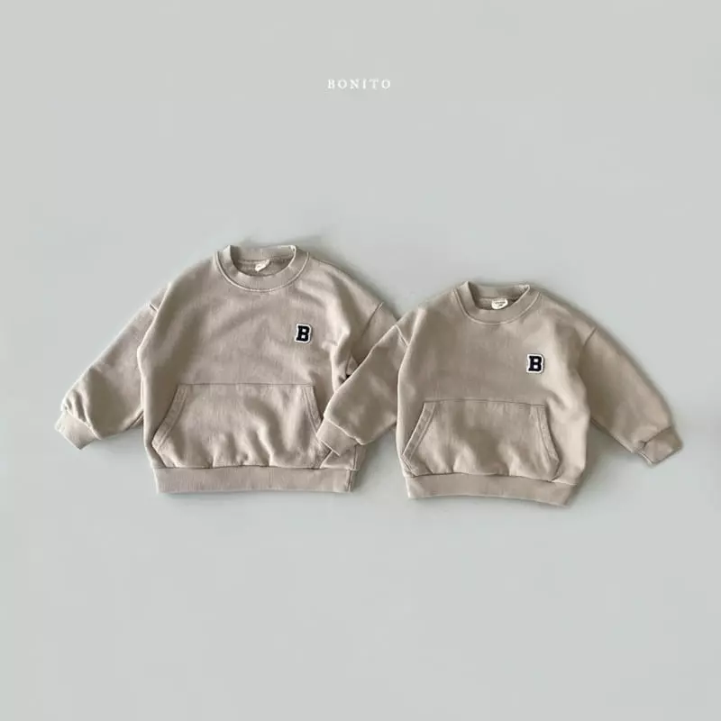Bonito - Korean Children Fashion - #childofig - Kangaroo Wapen Sweatshirt Kids - 4