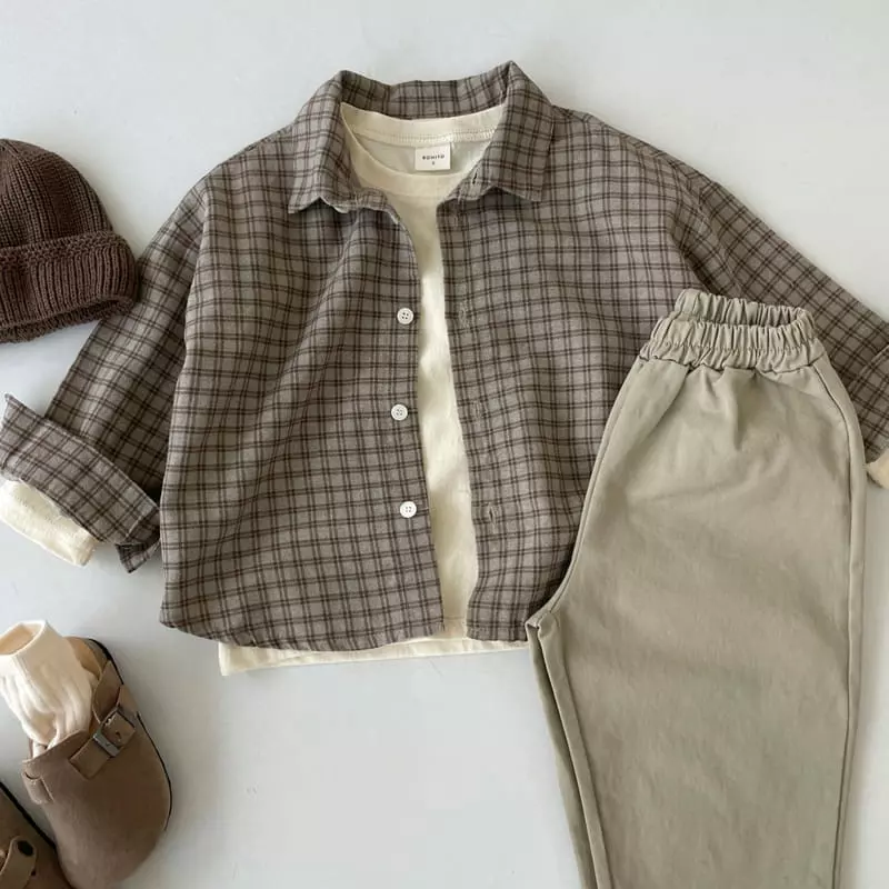 Bonito - Korean Children Fashion - #designkidswear - Series Check Shirt - 7