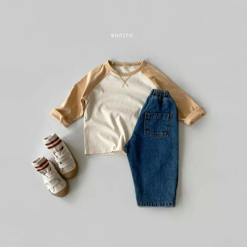 Bonito - Korean Children Fashion - #designkidswear - Raglan Guy Tee Kids - 6