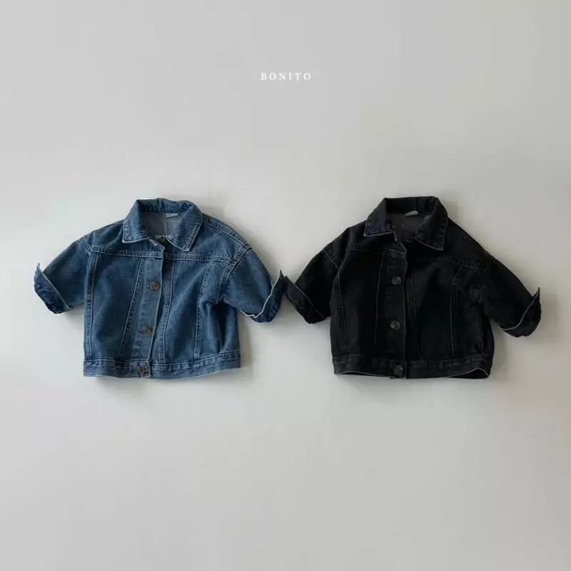 Bonito - Korean Children Fashion - #kidsstore - Denim Jacket Kids