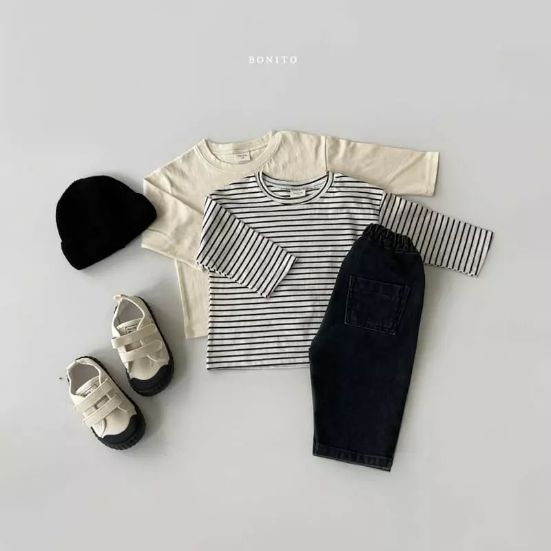 Bonito - Korean Children Fashion - #kidzfashiontrend - 1+1 Base Tee Kids - 8