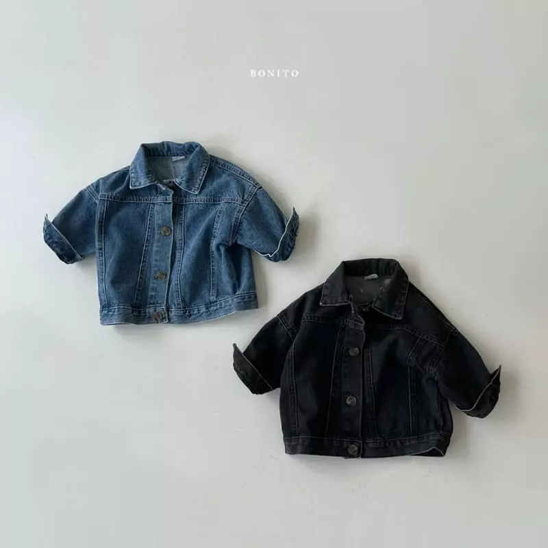 Bonito - Korean Children Fashion - #kidzfashiontrend - Denim Jacket Kids - 2
