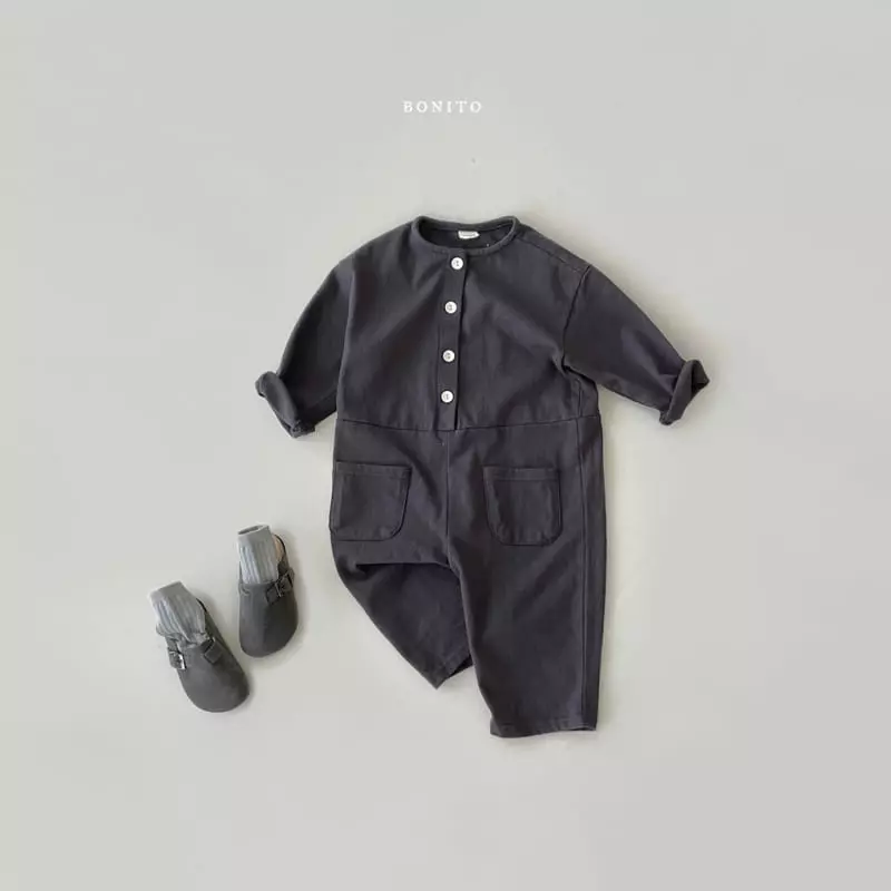 Bonito - Korean Children Fashion - #littlefashionista - Cotton Overalls - 6