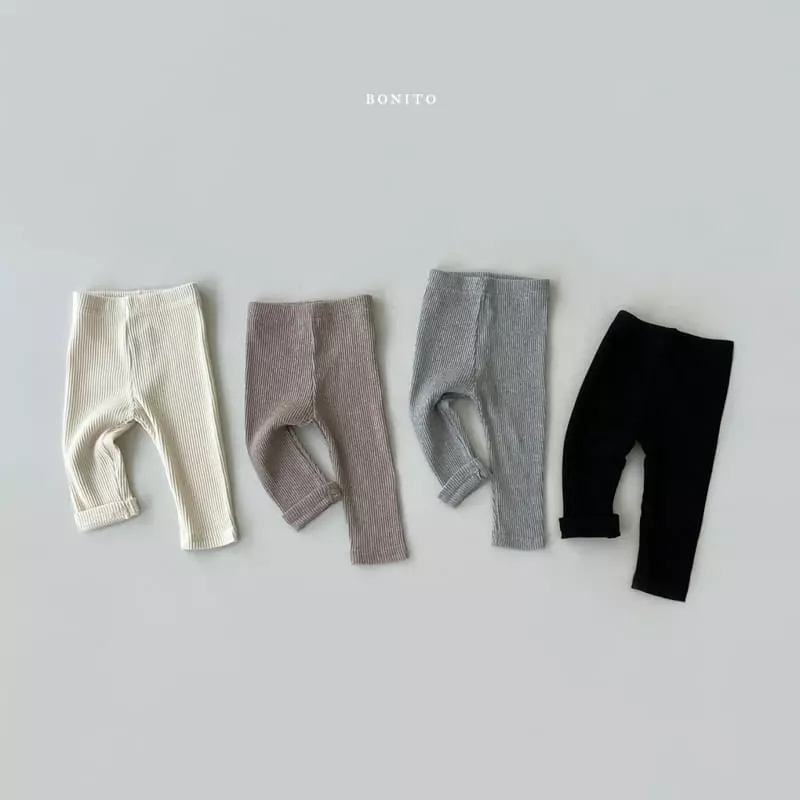 Bonito - Korean Children Fashion - #magicofchildhood - Rib Leggings Kids
