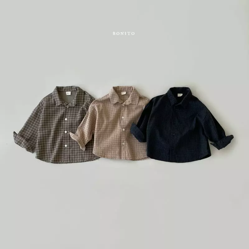 Bonito - Korean Children Fashion - #prettylittlegirls - Series Check Shirt
