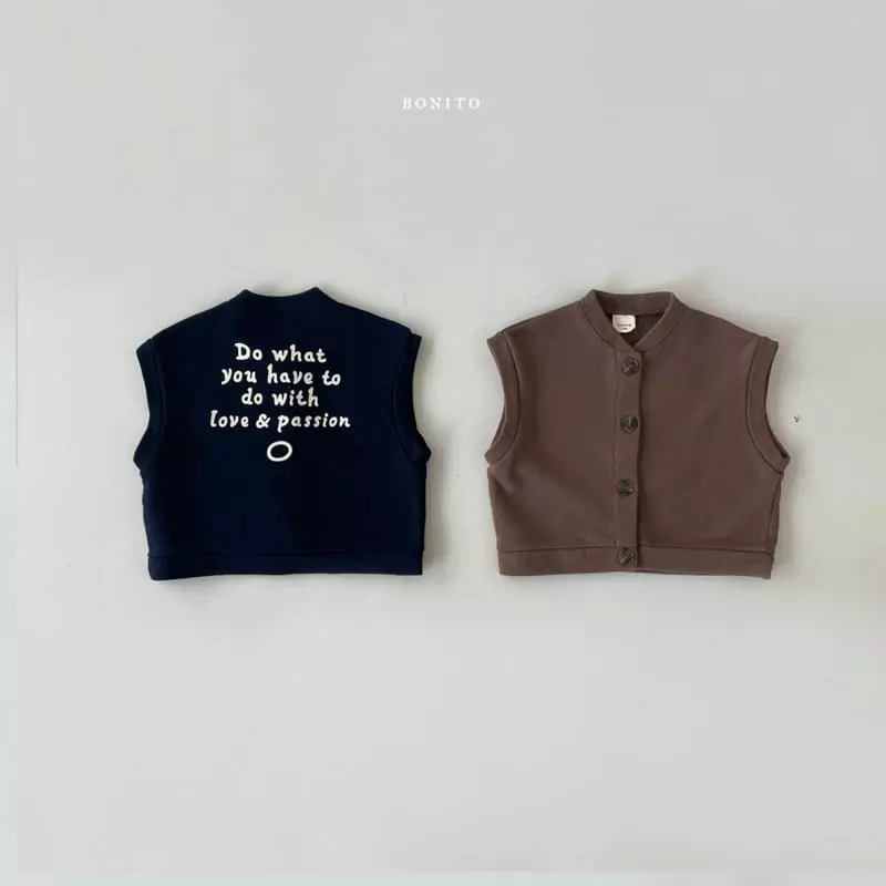 Bonito - Korean Children Fashion - #prettylittlegirls - Lettering Vest Kids