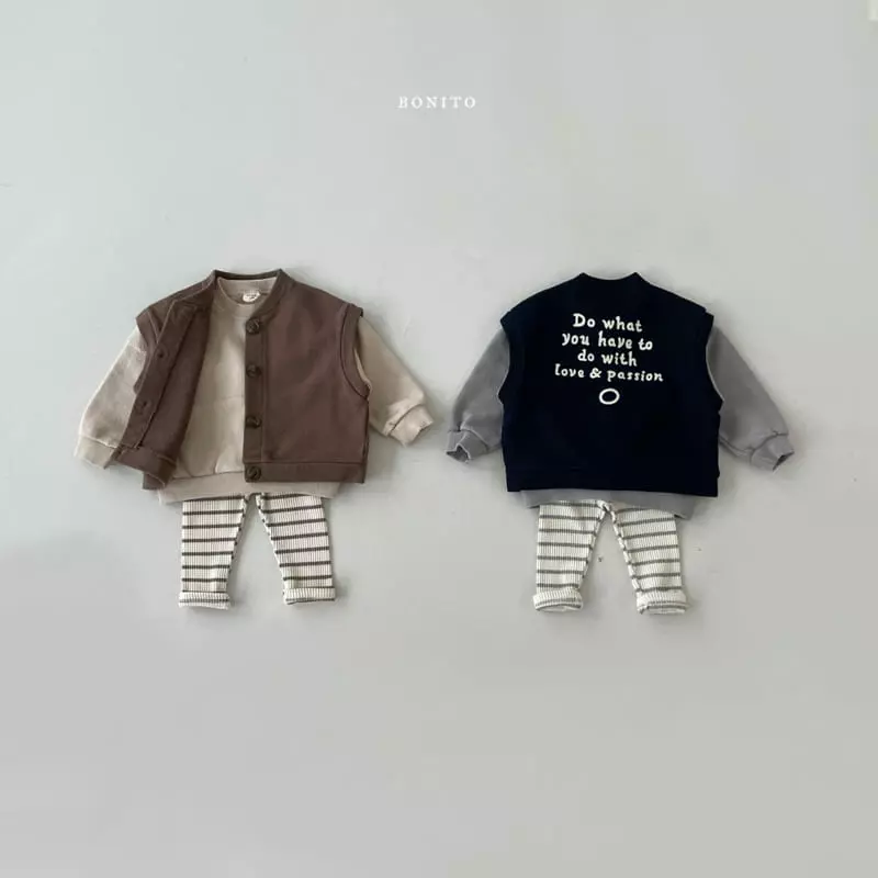 Bonito - Korean Children Fashion - #toddlerclothing - Lettering Vest Kids - 4