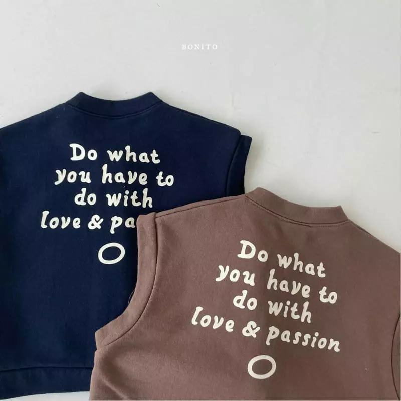 Bonito - Korean Children Fashion - #toddlerclothing - Lettering Vest Kids - 3