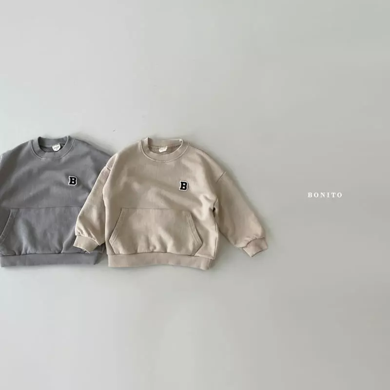 Bonito - Korean Children Fashion - #toddlerclothing - Kangaroo Wapen Sweatshirt Kids