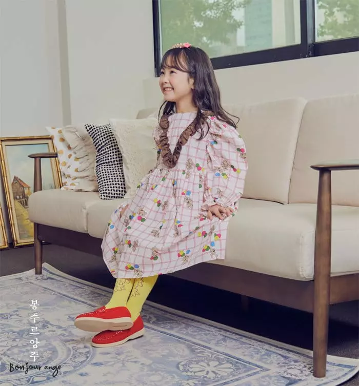 Bonjour Ange - Korean Children Fashion - #Kfashion4kids - Rody Vintage One-piece - 2