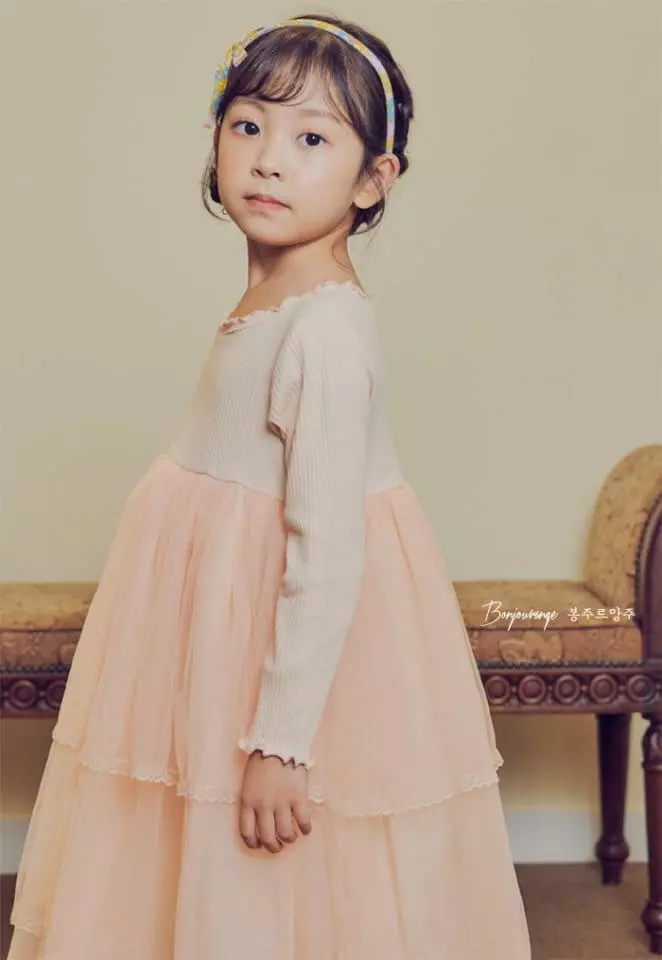Bonjour Ange - Korean Children Fashion - #Kfashion4kids - Apricot Moran Hanbok - 10