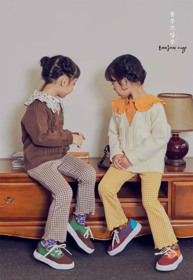 Bonjour Ange - Korean Children Fashion - #childofig - Autumn Leggings - 3