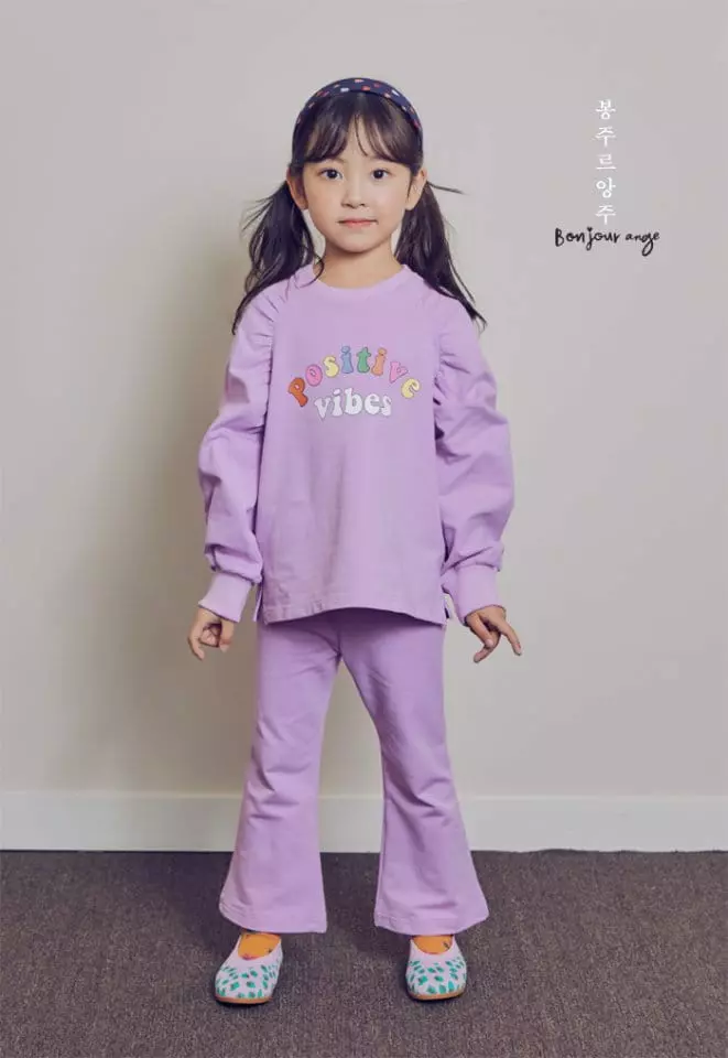 Bonjour Ange - Korean Children Fashion - #childofig - Shu Shu Top Bottom Set - 11