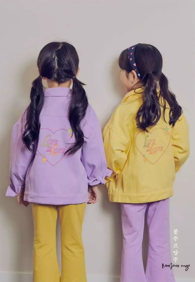Bonjour Ange - Korean Children Fashion - #prettylittlegirls - Love Is Jacket - 4